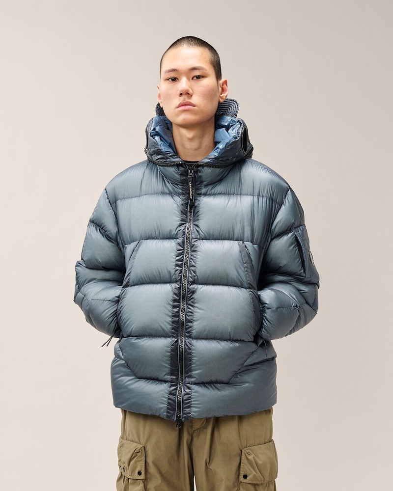 C.P. Company - D.D. Shell Explorer Down Jacket - 21CMOW215A110416A871 ORION BLUE