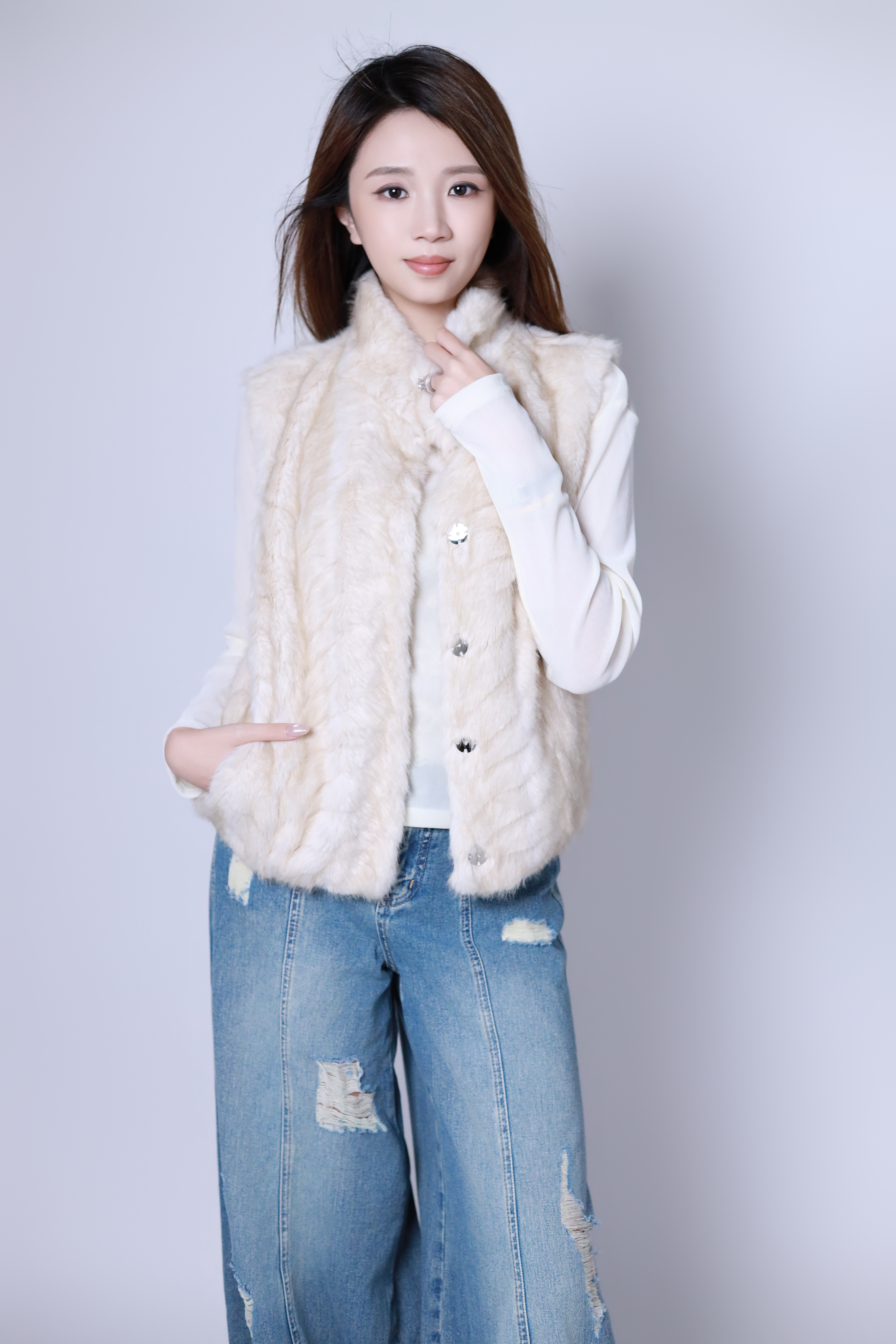 B008 6XL102 杏色 -M