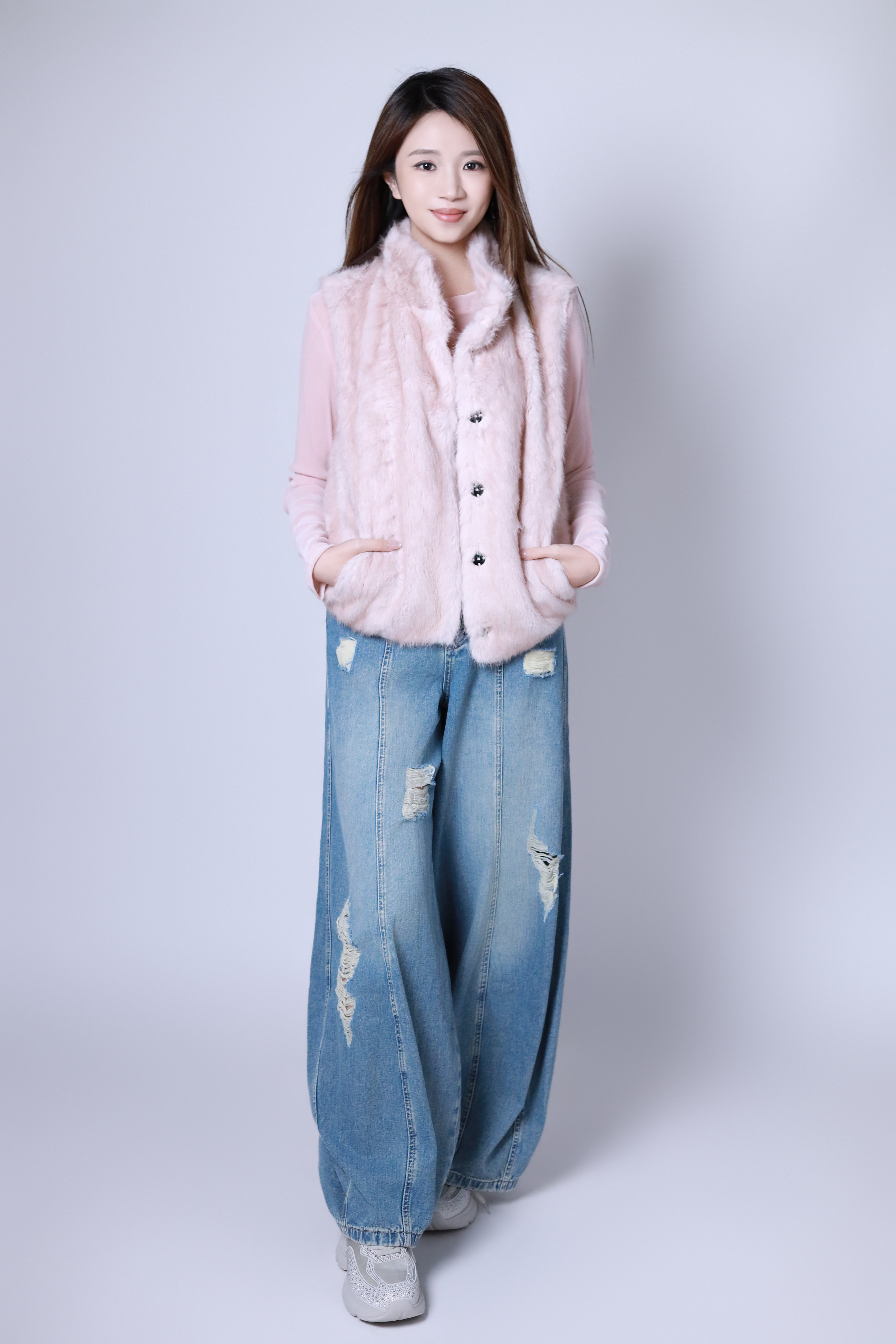 B008 6XL102 粉色 -M