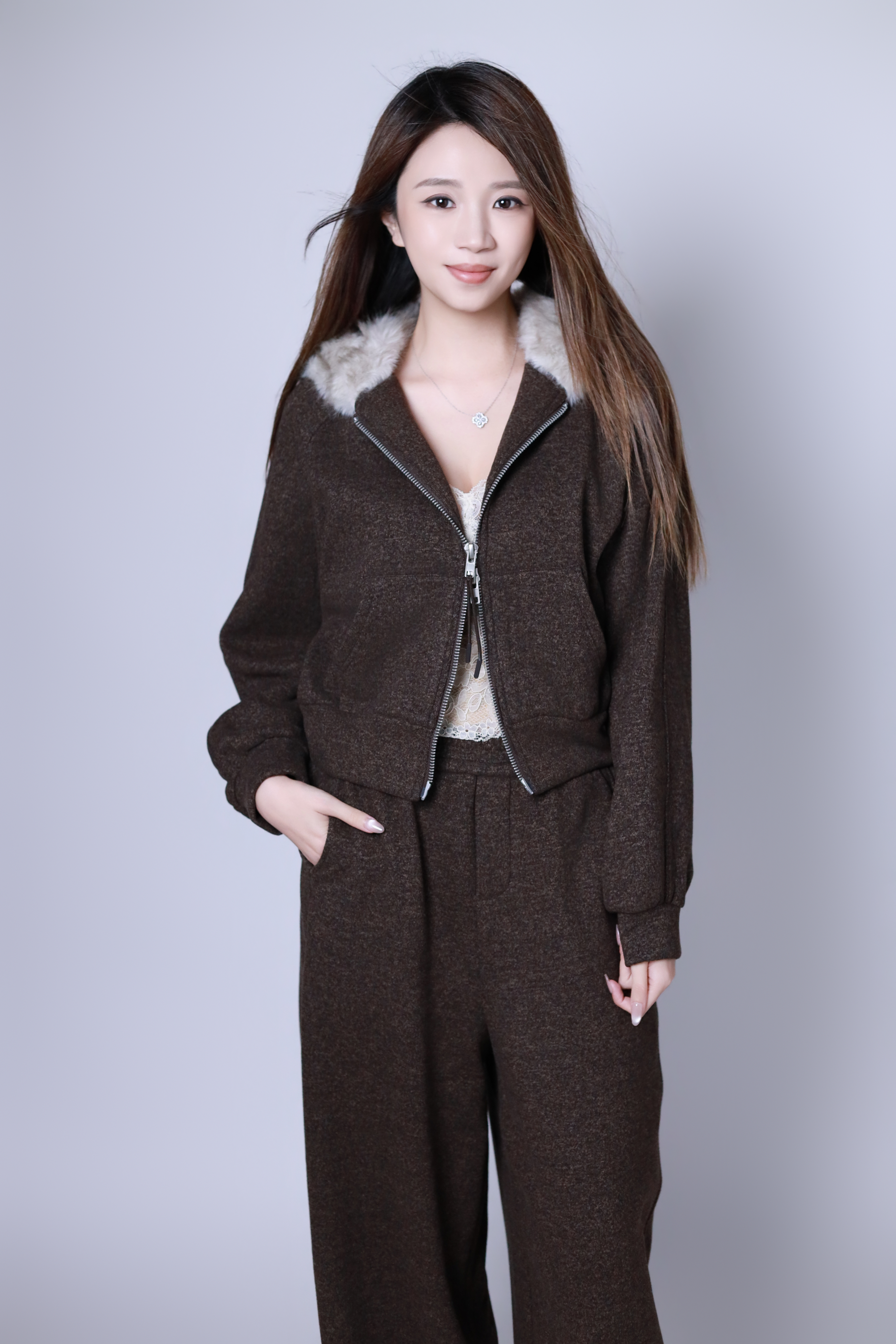 B009 Set002 咖啡色 -M