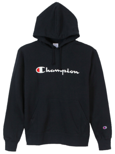 Download Champion 長字Logo Hoodie (Navy)