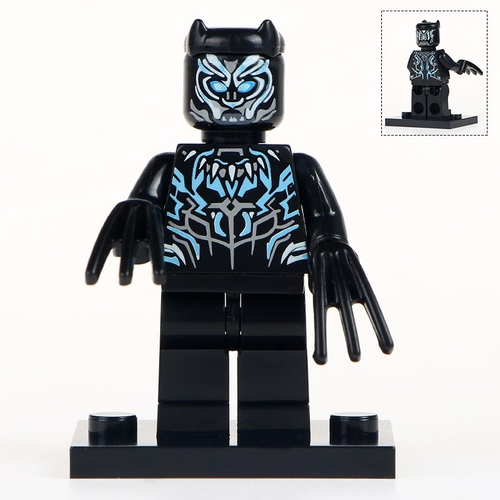 01BigBricks Custom Black Panther Minifigures Fit Leg...