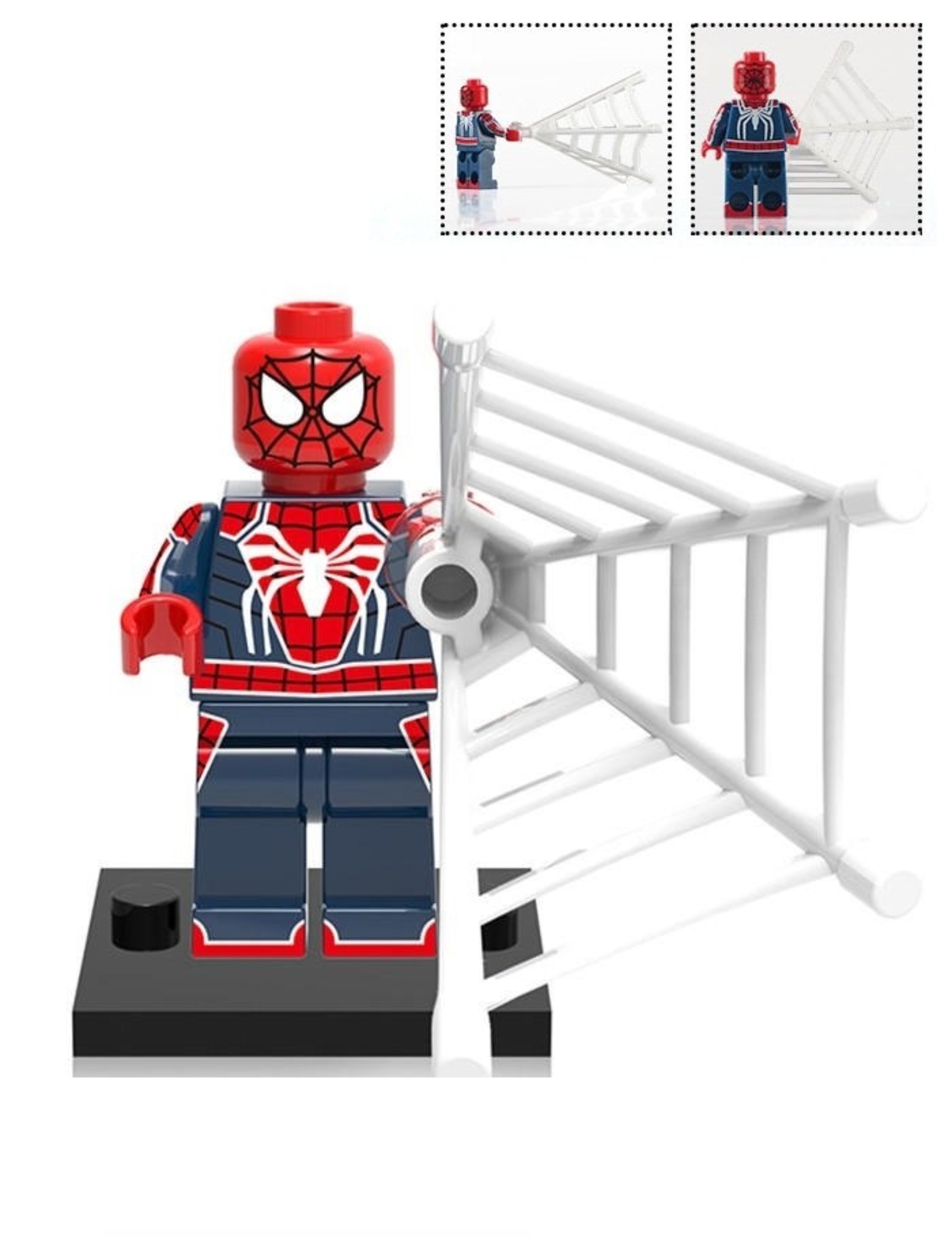 01bigbricks Custom Ps4 Spider Man Minifigure Fit Lego