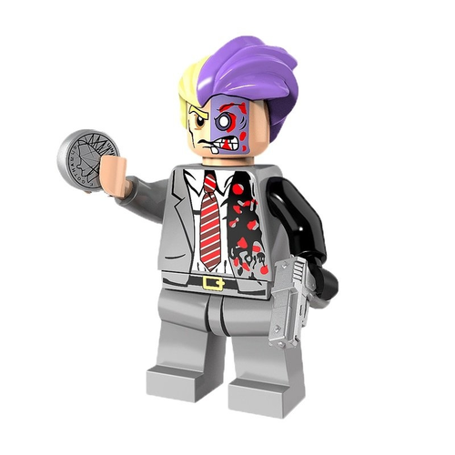 01BigBricks Custom Two-Face Minifigure Blocks fit Lego