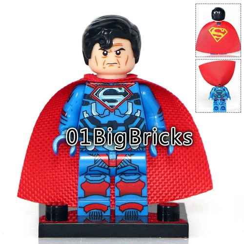 01BigBricks Custom Superman Minifigure Blocks fit Lego